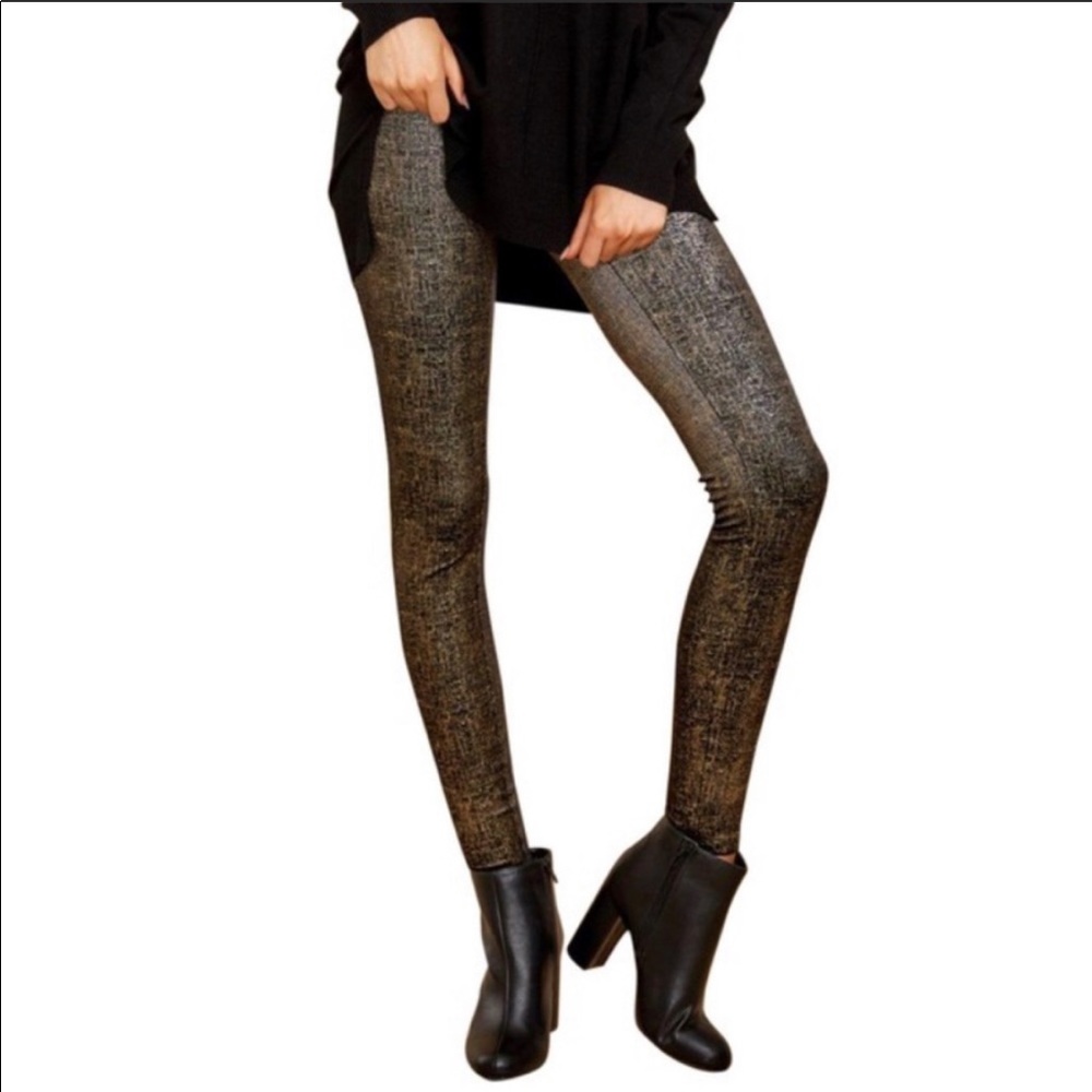 Spanx Velvet Leggings in Color Shine